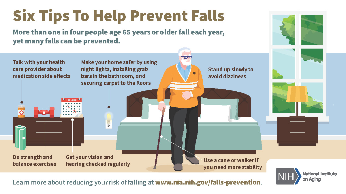 Infographic: Six Tips to Help Prevent Falls